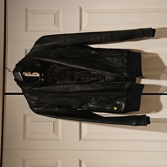 Soia & Kyo black leather jacket xs - Picture 1 of 7